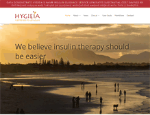 Tablet Screenshot of hygieia.com